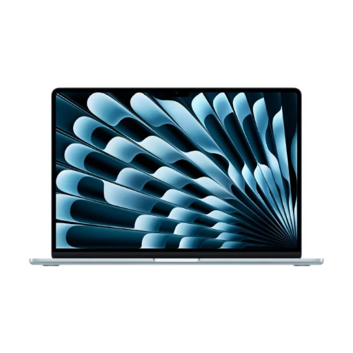 [MC7A4ZE/A] 15-inch MacBook Air | M4 Chip with 10-core CPU and 10-core GPU | 16GB | 256GB SSD - Sky Blue